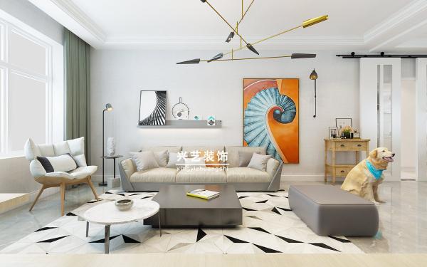 萬達(dá)華府北歐風(fēng)格130㎡